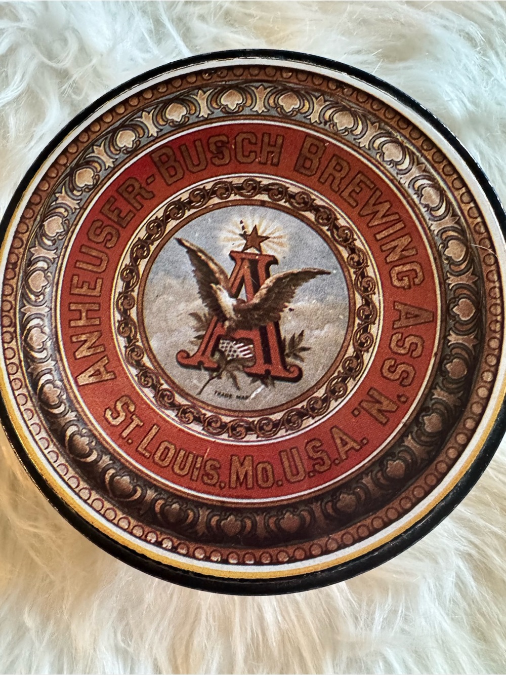 Vintage Anheuser-Busch Brewing tin